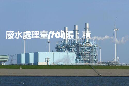廢水處理臺(tái)賬：精細(xì)化管理開啟污水治理新紀(jì)元？